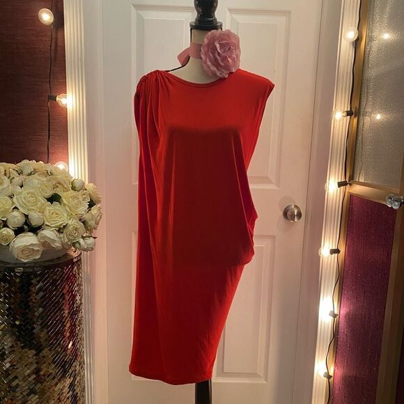 Lanvin red dress, XS - Picture 1 of 10